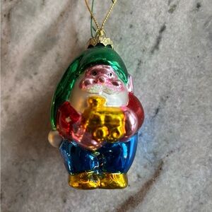 Vintage Christmas Ornament Glass North Pole Elf Thomas Pacconi Museum Series